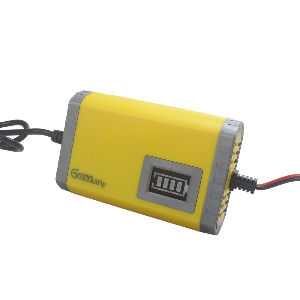 Gomarty 12V Trickle Chargers for electric batteries, Battery Maintainer for Long-term Storage & Winter Maintenance, Perfect for Car, Motorcycle, ATV, Boat, and Lawn Equipment, Plug and Play.