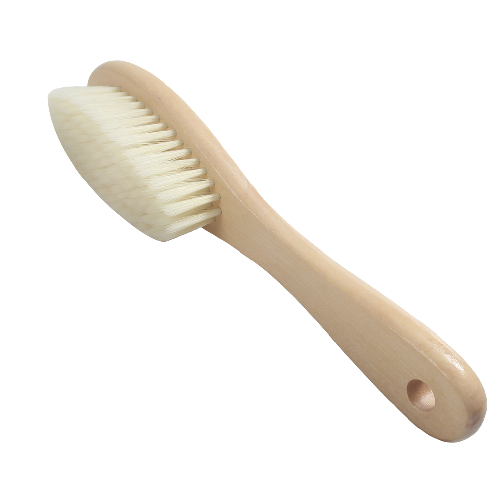 Mikimiqi Soft Bristle Dusting Brush with Long Wood Handle, Cleaning brushes for household use for Computer Keyboard, Camera Lens, and Car Interior Detailing, Scratch-Free Duster