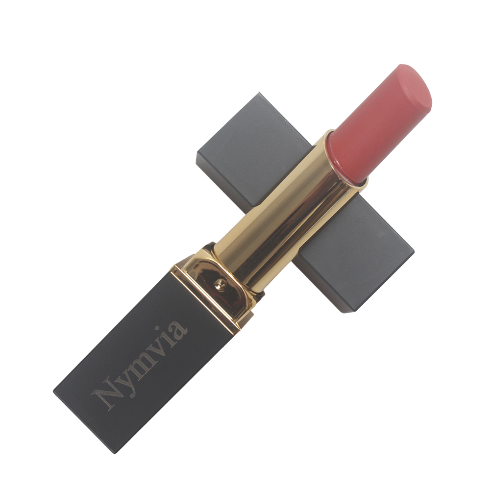 Nymvia Matte Lipstick Long Lasting Moisturizing Lip Stick in Muted Rose Bean Paste Color for Daily Office Wear and Casual Outings
