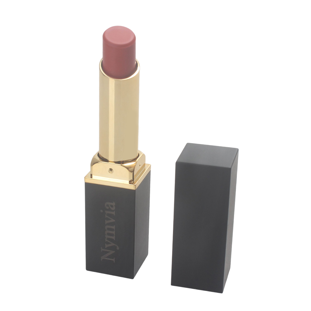 Nymvia Matte Lipstick Long Lasting Moisturizing Lip Stick in Muted Rose Bean Paste Color for Daily Office Wear and Casual Outings