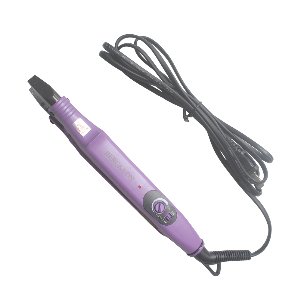 BERGKRON Fast Heating Electric Hair Styling Irons for Pre-Bonded Fusion Extensions, Keratin Glue Melting Heat Connector Tool for Home Beauty and Professional Stylists