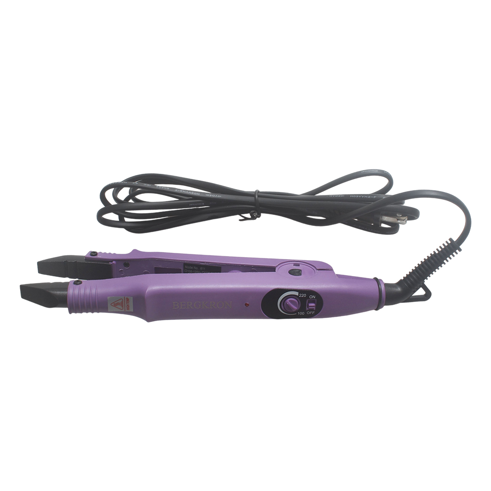 BERGKRON Fast Heating Electric Hair Styling Irons for Pre-Bonded Fusion Extensions, Keratin Glue Melting Heat Connector Tool for Home Beauty and Professional Stylists
