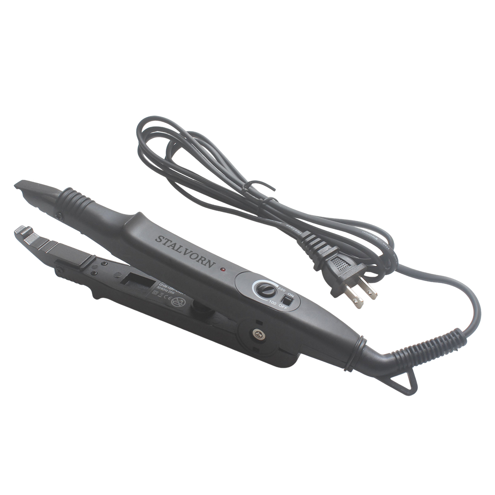 STALVORN Electric hair styling irons, Easy-to-Use Heat Fusion Connector Tool for DIY Hair Extensions at Home, Professional Hair Bonding Iron for Daily Beauty Routine.
