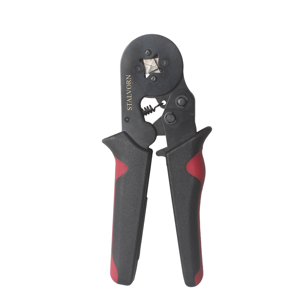 STALVORN Hand Tools-Wire Crimpers,4 Angle Self Adjusting AWG23-7(0.25-10mm²) Specification Crimping Pliers for Electrician, Control Panel & Industrial Wiring