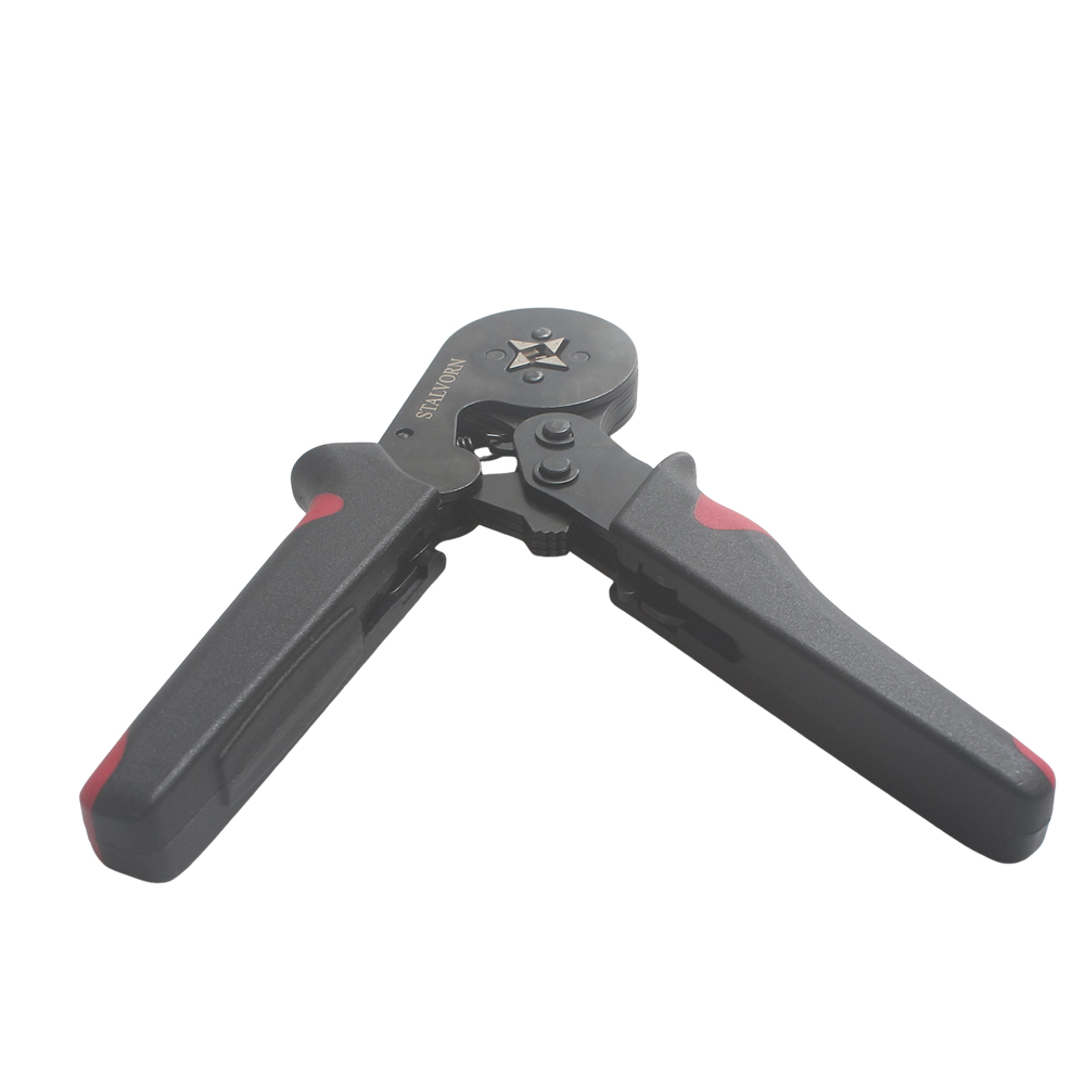 STALVORN Hand Tools-Wire Crimpers,4 Angle Self Adjusting AWG23-7(0.25-10mm²) Specification Crimping Pliers for Electrician, Control Panel & Industrial Wiring