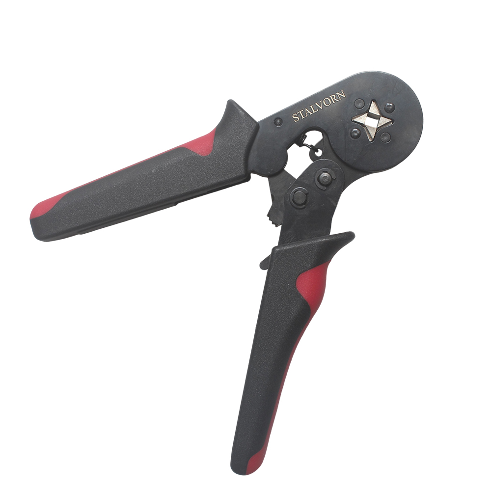 STALVORN Ratcheting Wire Crimper Tool for Insulated and Non-insulated Ferrules, Square Profile Design, Versatile Hand-tools, namely, wire crimpers for Home DIY Projects and Electrical Maintenance.