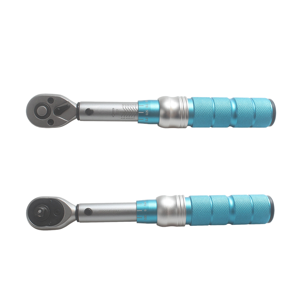 STALVORN 1/4-Inch Drive Click Torque Wrench Set, 0.5-6 N.m, High Precision ±3%, Professional Mechanical Torque Wrenches for Road & Mountain Bike Maintenance and Small Engine Repair.