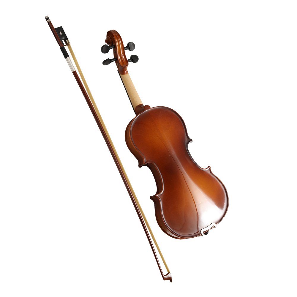 AKLOT 4/4 Full Size Violins Outfit for Beginners and Students, Solid Wood Acoustic Violin with Bow, Perfect for School Practice, Music Lessons, and Grading Exams.