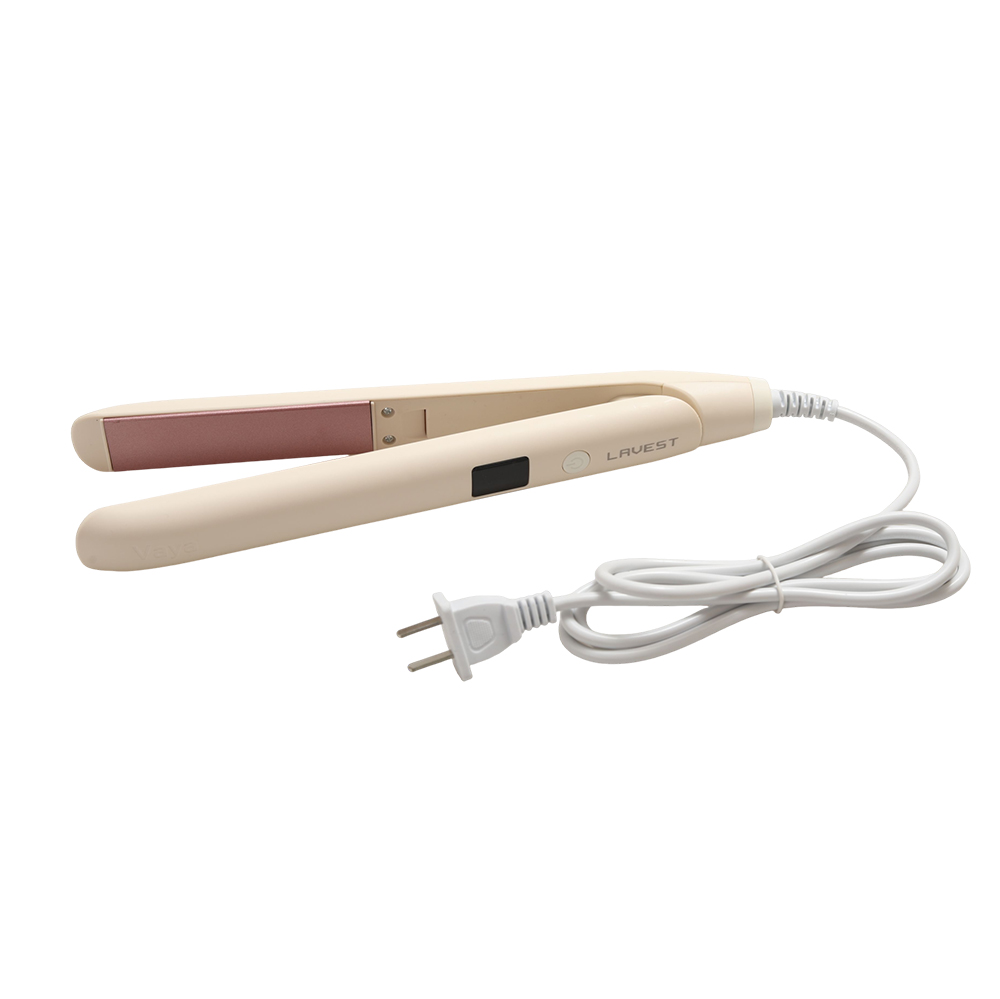 LAVEST Portable Electric Hair Straightener for Travel, LAVEST Ionic Ceramic Flat Iron Dual Voltage, Mini Hair Styling Iron with Adjustable Temp for Vacation and Business Trip
