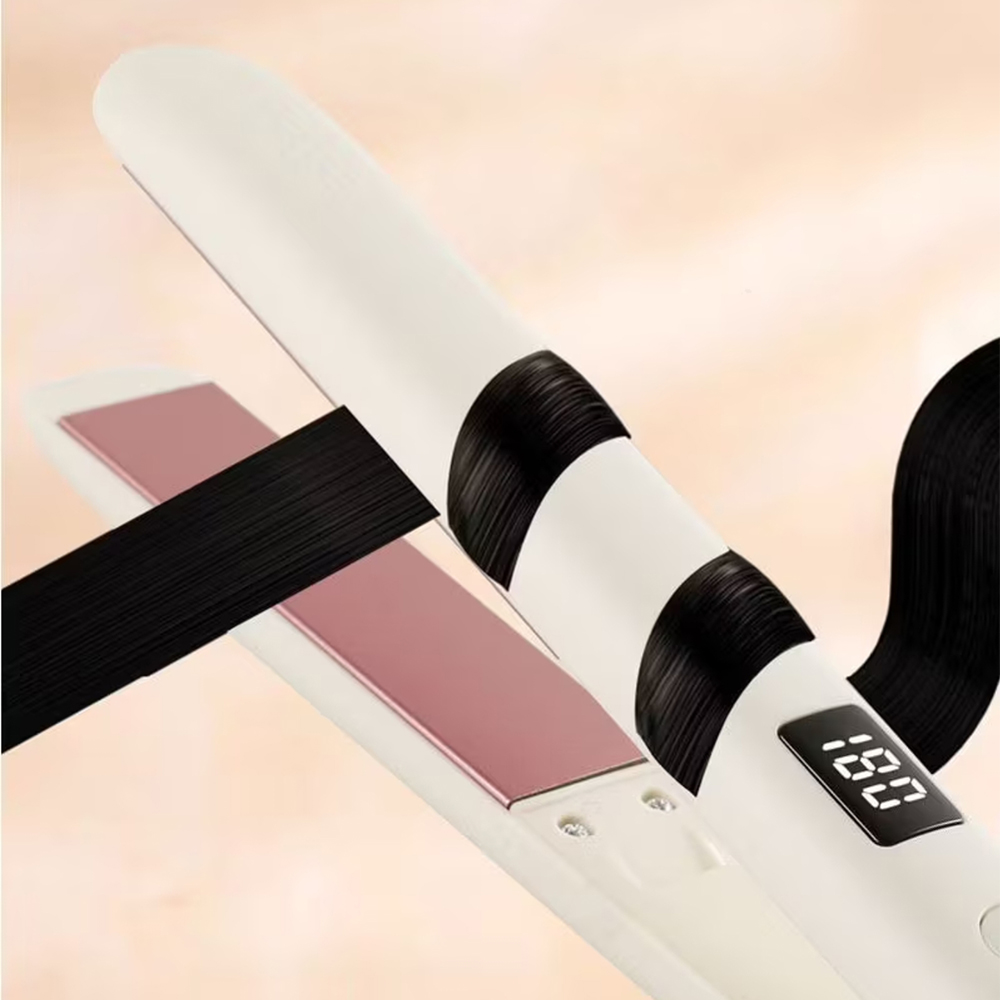 LAVEST Portable Electric Hair Straightener for Travel, LAVEST Ionic Ceramic Flat Iron Dual Voltage, Mini Hair Styling Iron with Adjustable Temp for Vacation and Business Trip