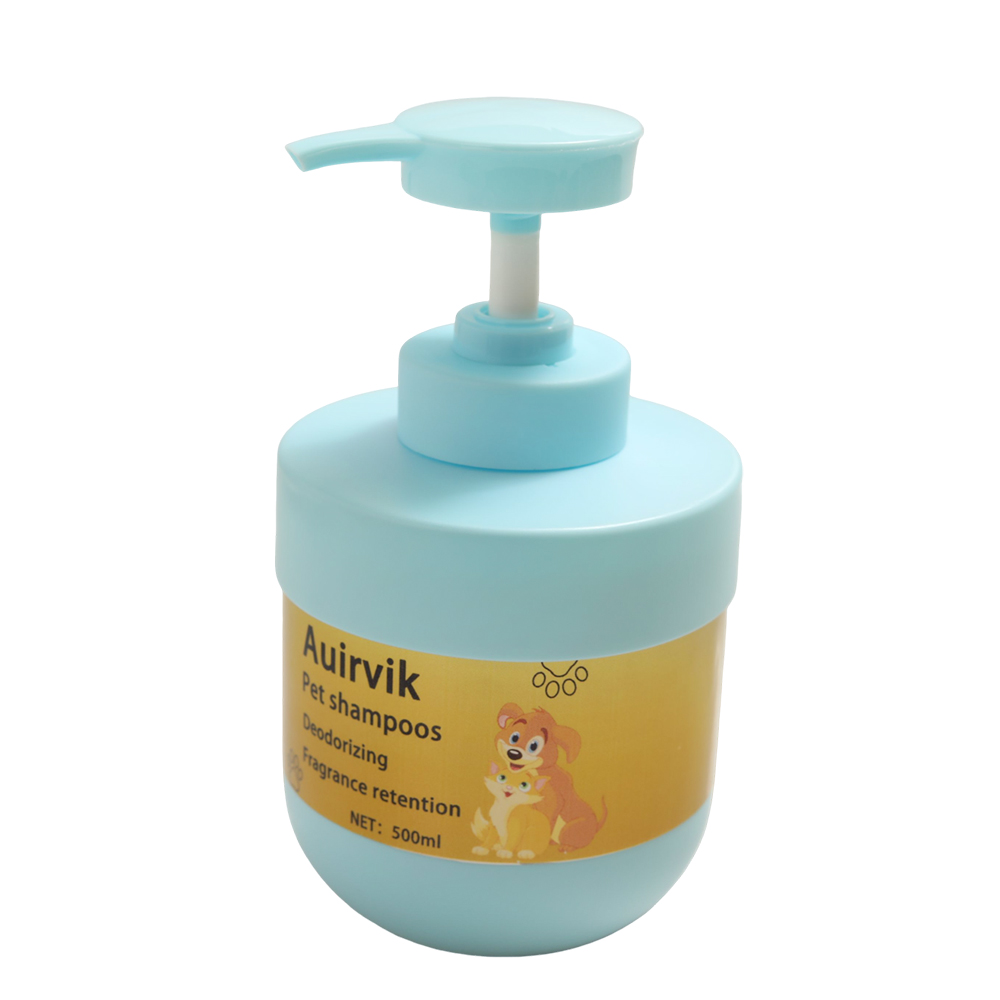 Auirvik Gentle Pet Shampoo 500ml – Non-Irritating, Removes Outdoor Dirt, Perfect for Dogs & Cats Daily Care