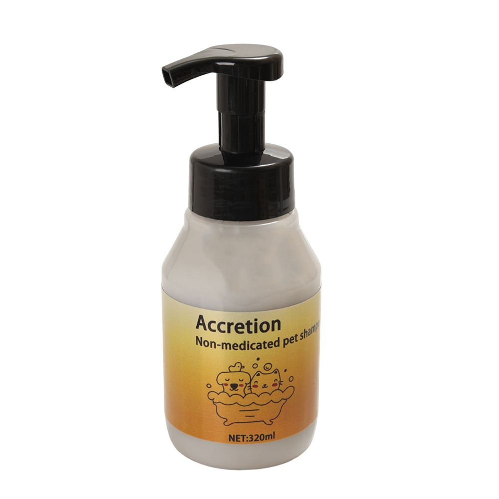 Accretion Non-medicated Pet Shampoos, 320ml Gentle Dog and Cat Wash for Daily Cleaning and Routine Grooming, Foaming Formula for All Breeds.