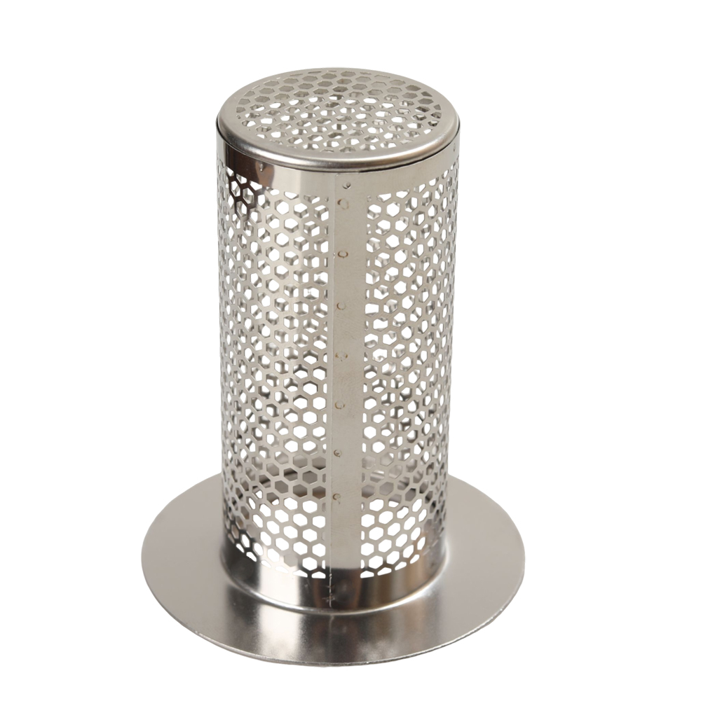 RAQVENX Stainless Steel Strainers for Plumbing Drains, Deep Basket Shower Hair Catcher and Sink Filter for Bathroom Tub and Floor Drain