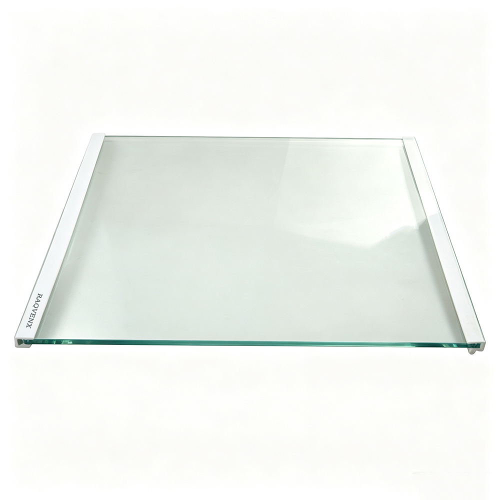 RAQVENX Refrigerator Glass Shelf Replacement, Durable Tempered Glass Fridge Organizer for Home Kitchen, Universal Fit for Household Refrigerators and Freezers