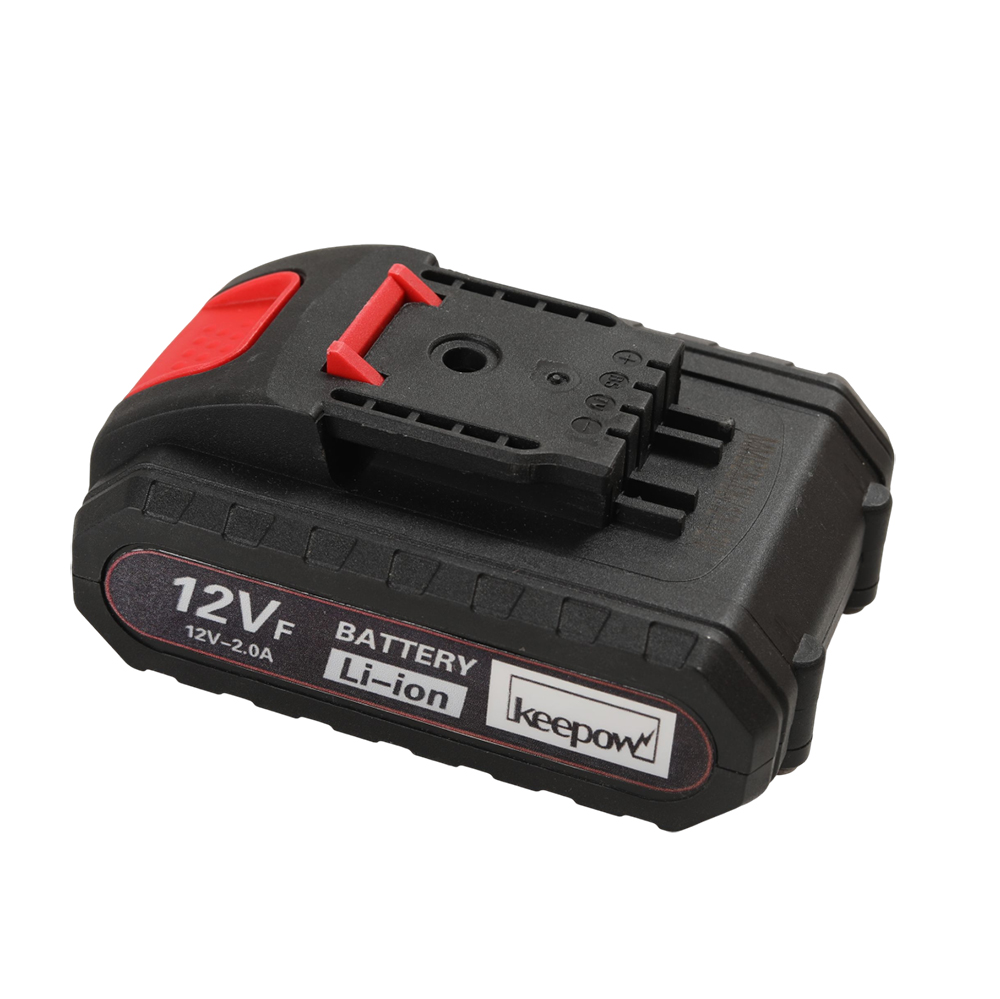 keepow 12V Li-ion Replacement Batteries, electric 2.0Ah for Cordless Power Tools, Rechargeable Battery Pack for Home DIY Projects and Furniture Assembly