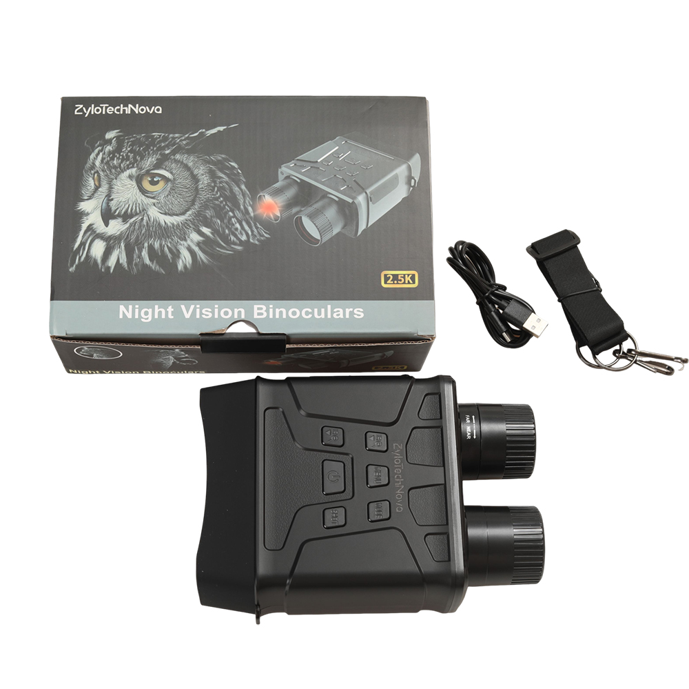 ZyloTechNova Night Vision Goggles – Digital Infrared Binoculars with 1080P HD Video Recording, Rechargeable, Perfect for Hunting, Surveillance, Wildlife, Camping, and Night Fishing