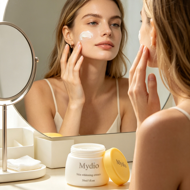 Mydio Cream for Whitening The Skin 30ml – Dual-Action Moisturizing & Brightening, Improves Dullness and Uneven Skin Tone, Daily Care for Face and Neck
