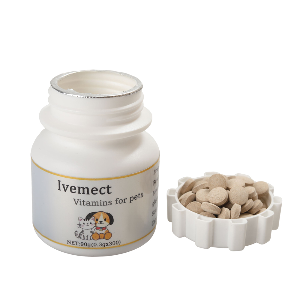 Ivemect Daily Multivitamin for Dogs and Cats – 300 Tablets, Supports Immune Health & Overall Vitality, Net Wt. 90g