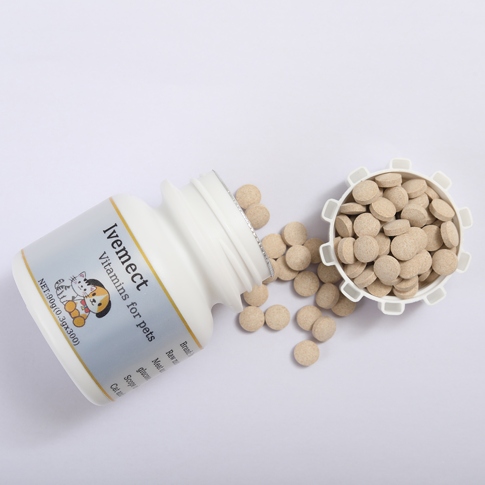 Ivemect Daily Multivitamin for Dogs and Cats – 300 Tablets, Supports Immune Health & Overall Vitality, Net Wt. 90g