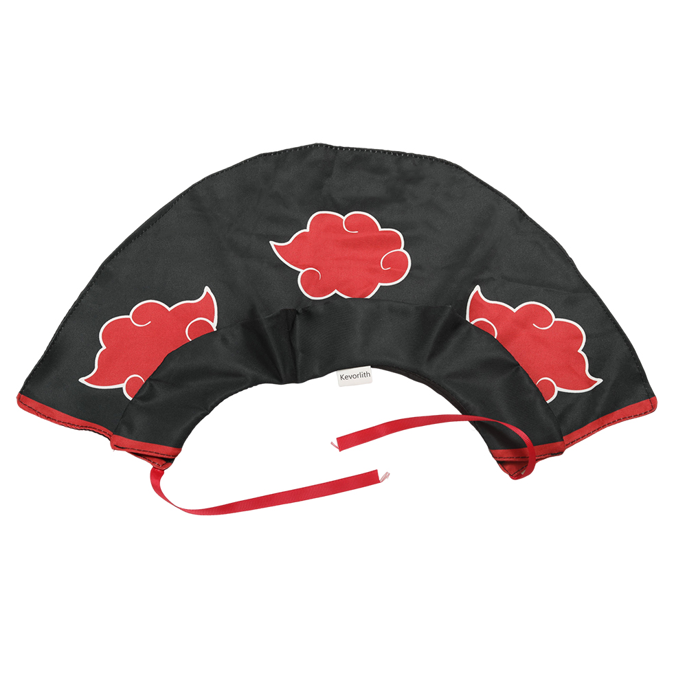 Kevorlith Stylish Red Cloud Pet Cloak with Standing Collar - Comfortable Capes for pets for Small Dogs & Kittens - Perfect for Comic-Con, Birthday Parties, and Pet Fashion Shows