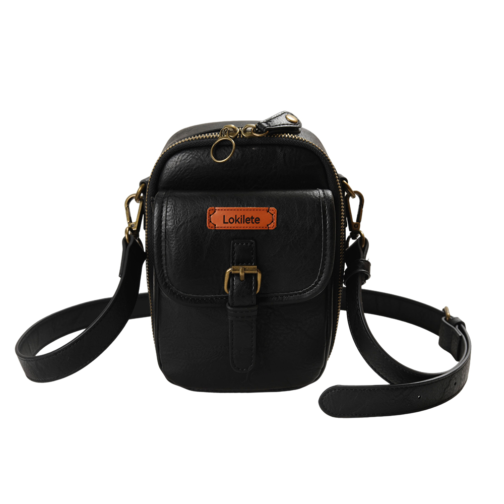 Lokilete Small Crossbody Bags for Men and Women, Vintage PU Leather Messenger Shoulder Bag for Travel, Hiking, and Daily Outdoors. Lokilete Small Crossbody Bags for Men and Women, Vintage PU Leather Messenger Shoulder Bag for Travel, Hiking, and Daily Outdoors.