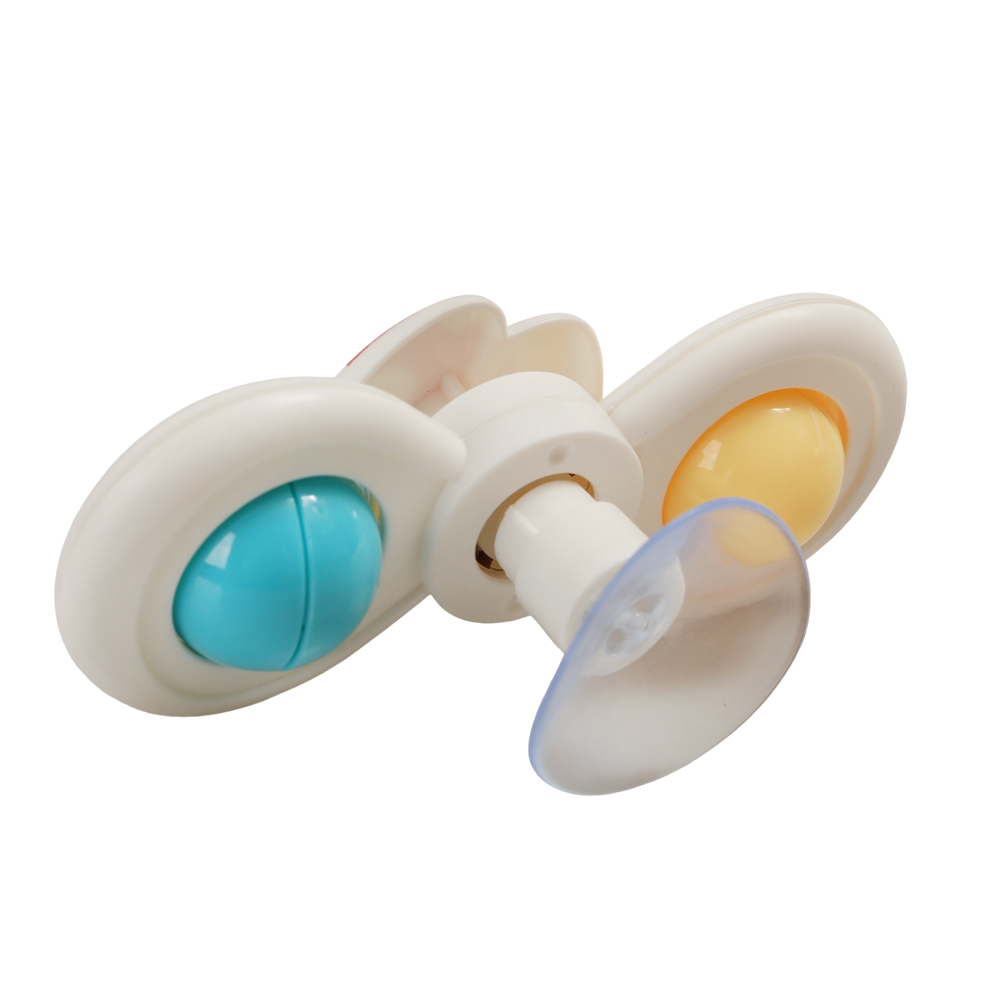Vetisyn Suction Cup Spinner Pet Toy with Cute Mushroom Shape for Cats and Kittens, Interactive and Stress‑Relieving