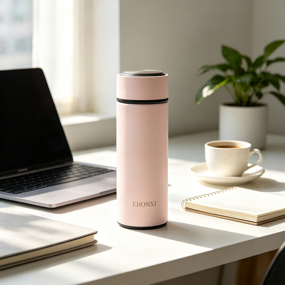 EHONXI Insulated Flasks – Stainless Steel Vacuum Water Bottle – Leak‑Proof Thermal Travel Mug for Office, Commuting, Outdoor Travel, and Daily Drinking 300ml (10 oz)