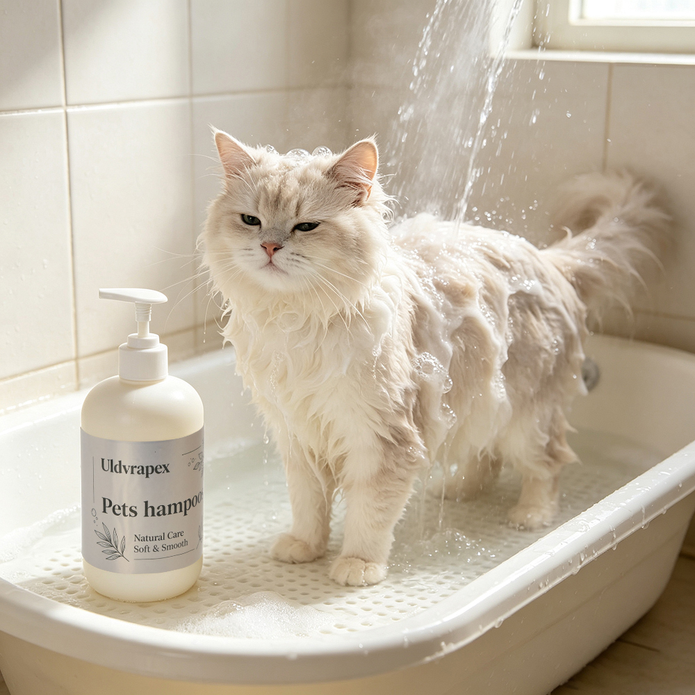 Uldvrapex Pet Shampoo – Natural Care Soft & Smooth Wash for Home Bathing of Dogs and Cats