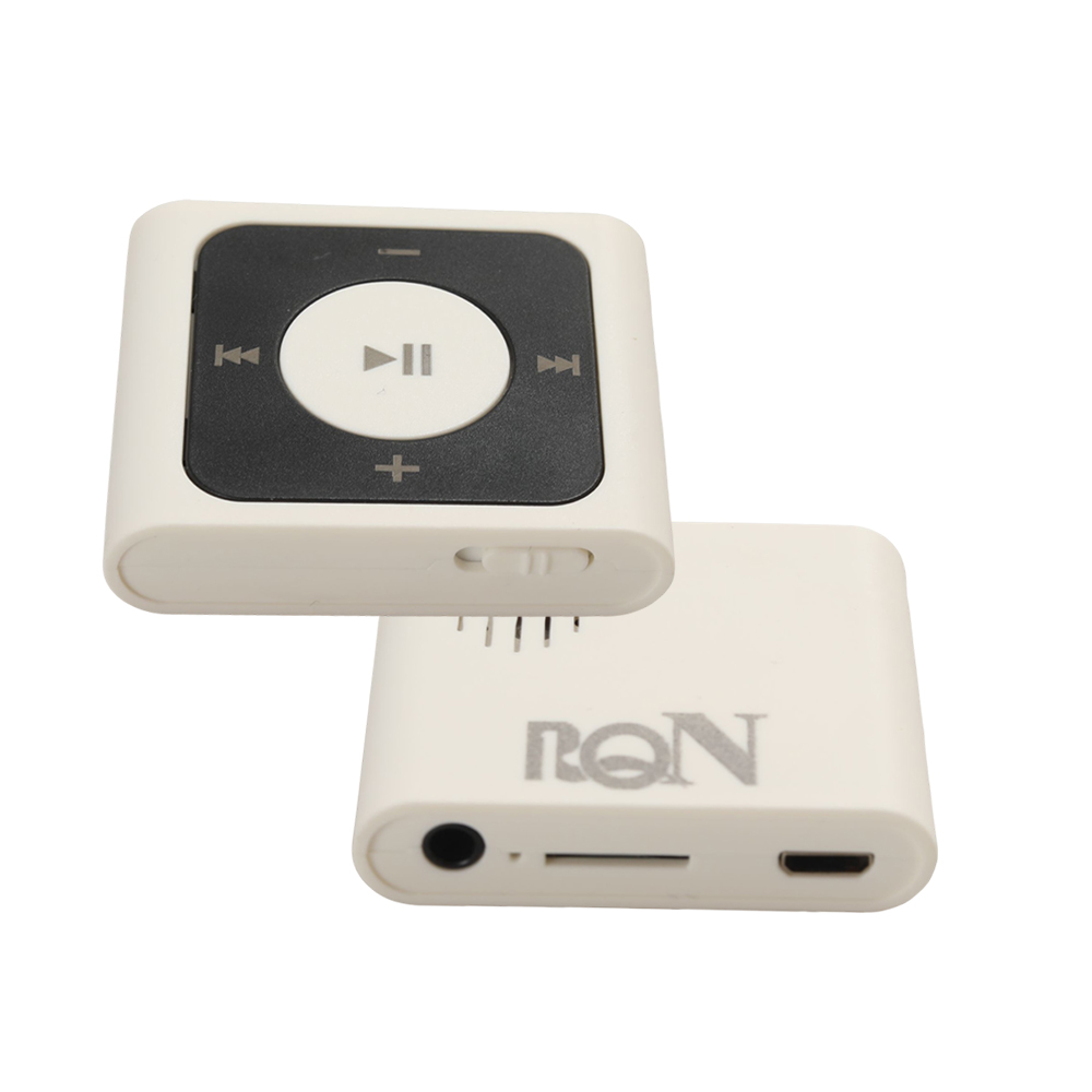 RQN Bluetooth Portable Media Player – Small Button-Controlled MP3 Player with Card Slot, Lightweight Audio Player for Gym Workouts, Outdoor Travel, and School