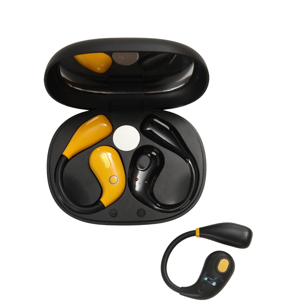 MUSENNUOIS Open‑Ear Earphones, Wireless Bluetooth Earphones for Sports Running Workout Commuting Office, Open Ear Hook Headphones