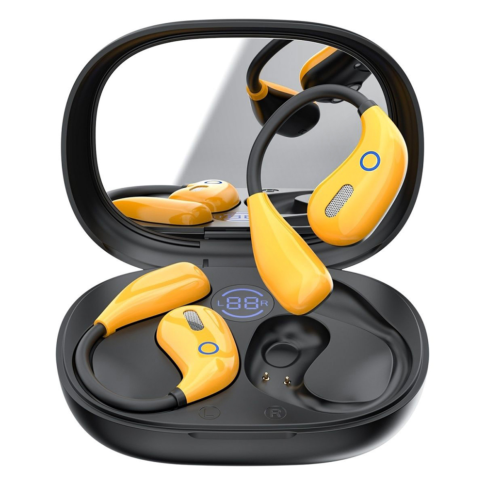 MUSENNUOIS Open‑Ear Earphones, Wireless Bluetooth Earphones for Sports Running Workout Commuting Office, Open Ear Hook Headphones