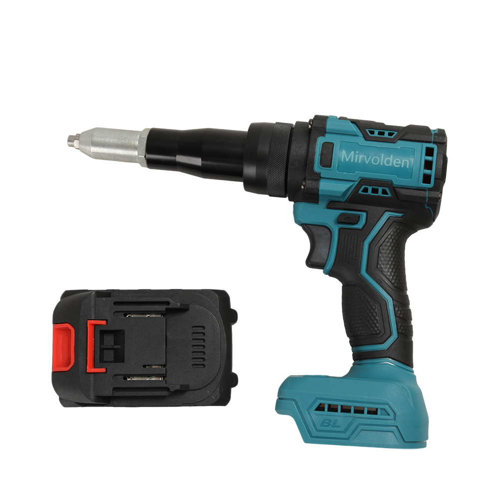 Mirvolden 20V Brushless Cordless Rivet guns, Battery Powered Electric Pop Rivet Gun for Auto Repair, Metal Fabrication & Home DIY Riveting Projects