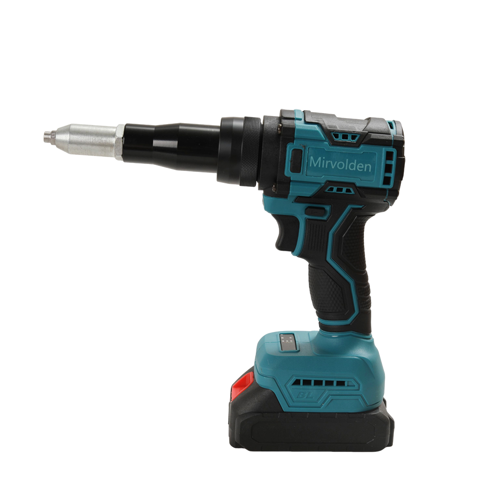 Mirvolden 20V Brushless Cordless Rivet guns, Battery Powered Electric Pop Rivet Gun for Auto Repair, Metal Fabrication & Home DIY Riveting Projects