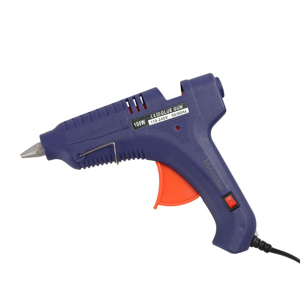 Mirvolden 100W Portable Electric Glue Guns, Hot Melt Adhesive Gun for School DIY Projects, Home Improvement and Handicraft Creation