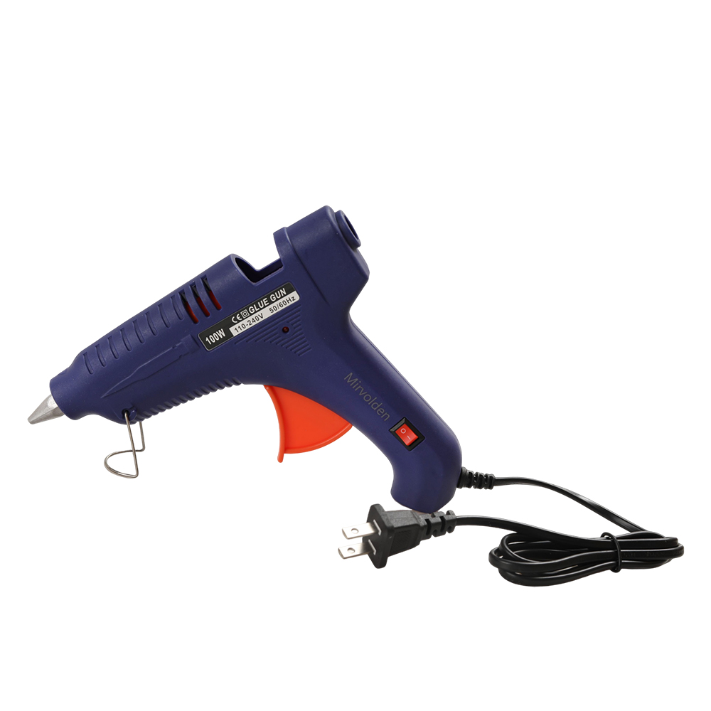 Mirvolden 100W Portable Electric Glue Guns, Hot Melt Adhesive Gun for School DIY Projects, Home Improvement and Handicraft Creation