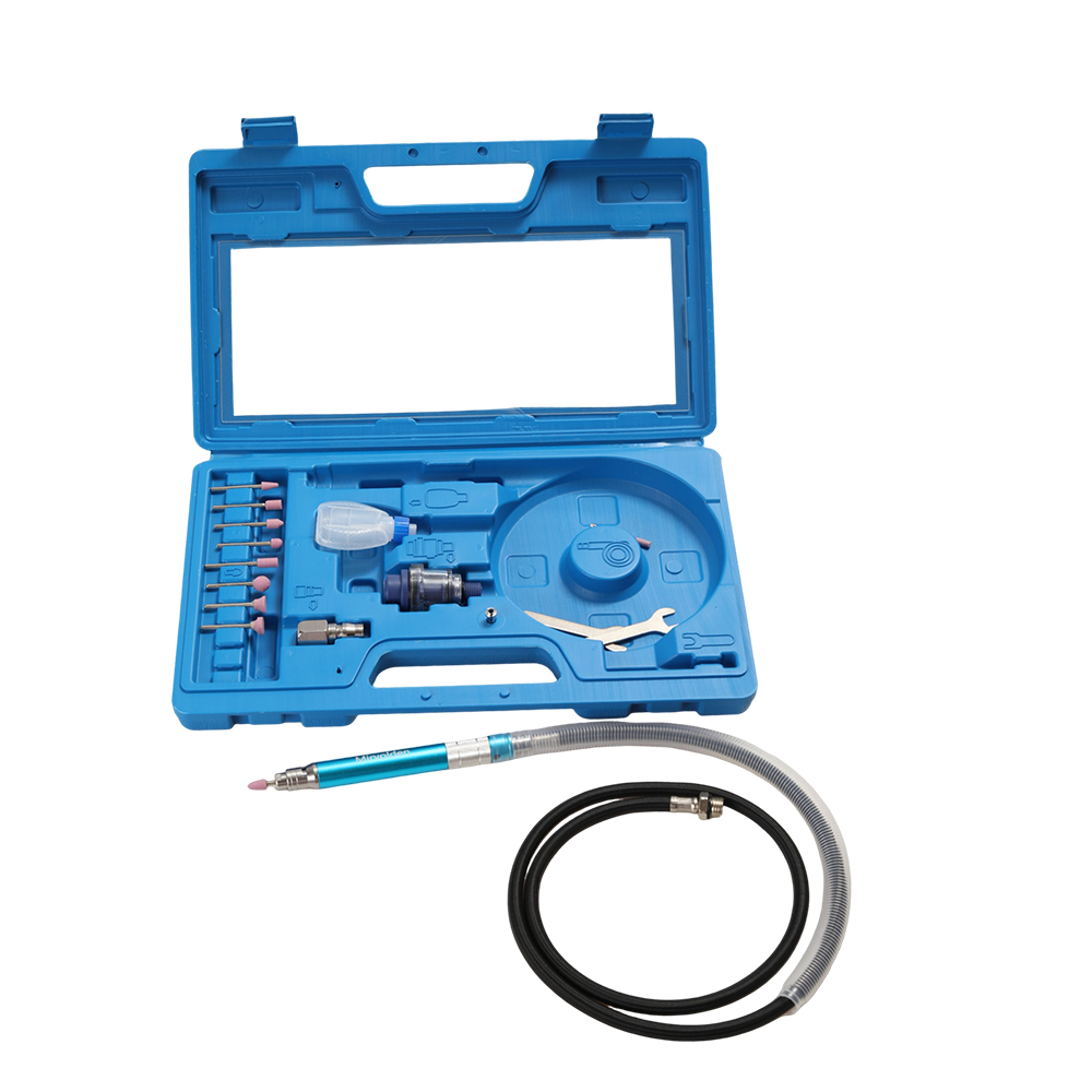 Mirvolden Air powered tools, namely grinders, Pneumatic Pencil Die Grinder Kit, High Speed Air Grinding Pen with Accessories, for Metal Deburring, Jade Carving, Jewelry Polishing & Woodworking Finishing