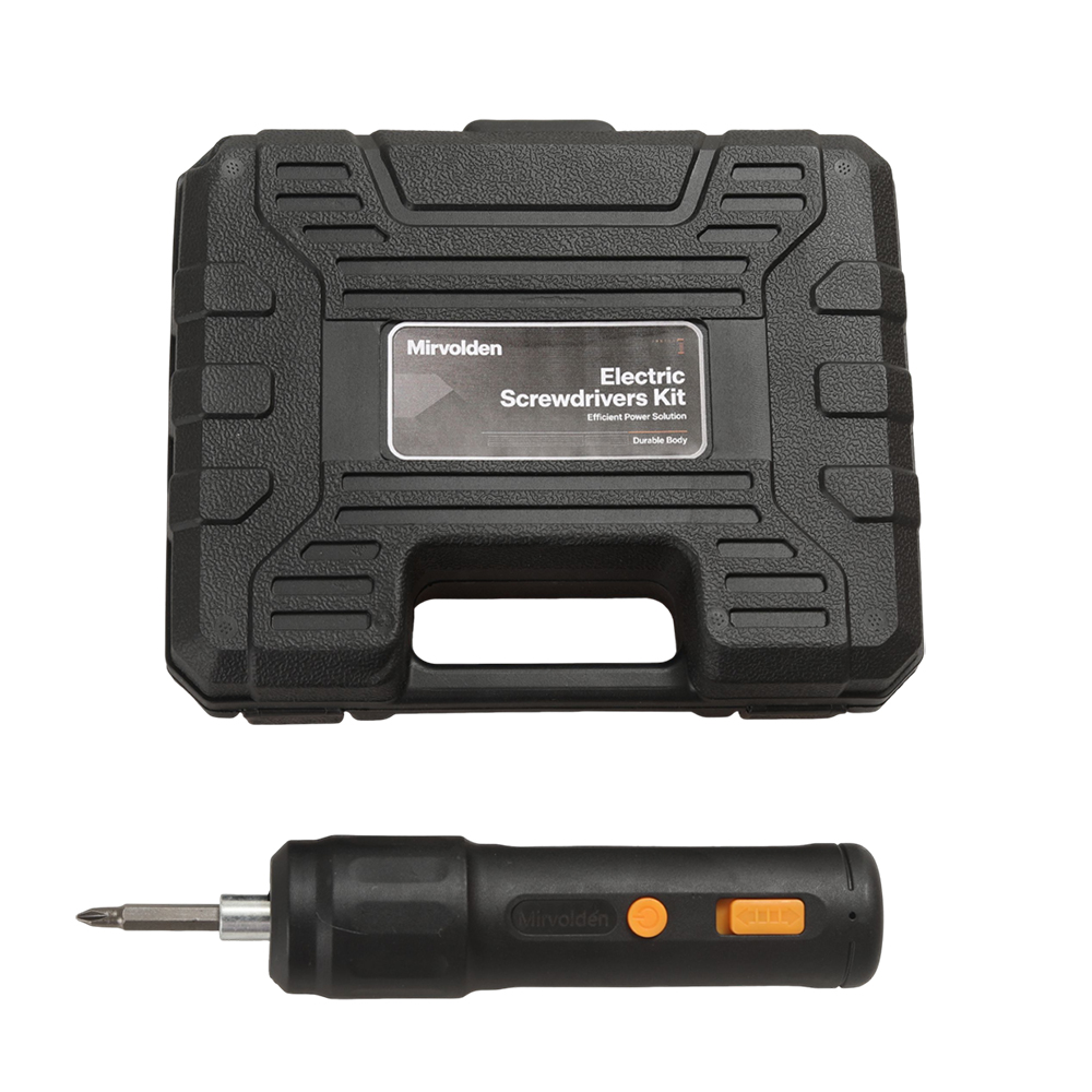 Mirvolden Screwdrivers, Electric Power Screwdriver Kit with Multi Bits & Socket Wrenches, Cordless Electric Screwdriver Tool Set for Furniture Assembly, Home DIY, Appliance & Electronic Repair