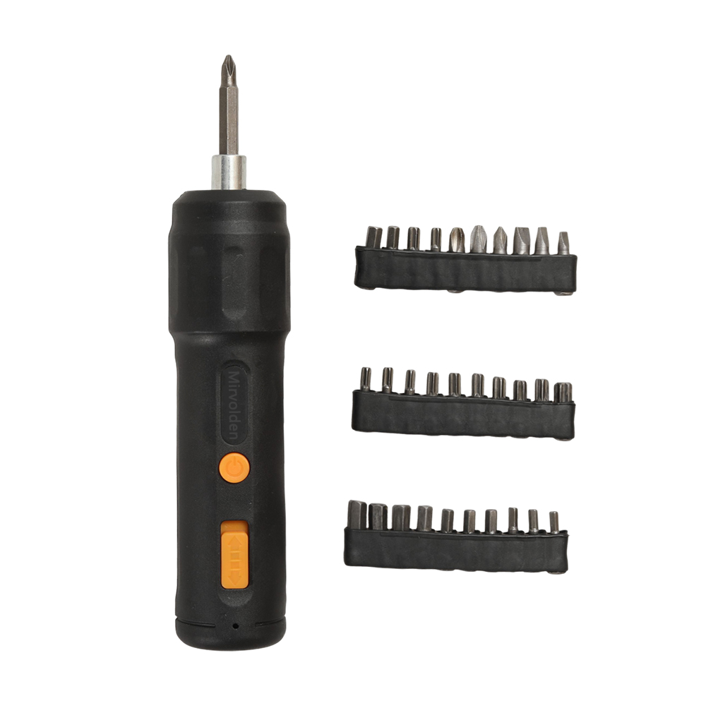 Mirvolden Screwdrivers, Electric Power Screwdriver Kit with Multi Bits & Socket Wrenches, Cordless Electric Screwdriver Tool Set for Furniture Assembly, Home DIY, Appliance & Electronic Repair