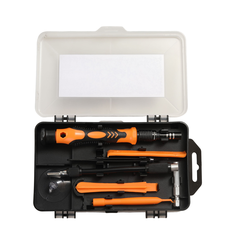 Mirvolden Screwdrivers, non-electric Multi-Bit Manual Screwdriver Repair Kit, Anti-Slip Handle Screwdriver Tool Set for Computer, Game Console, Eyeglasses and Household Maintenance