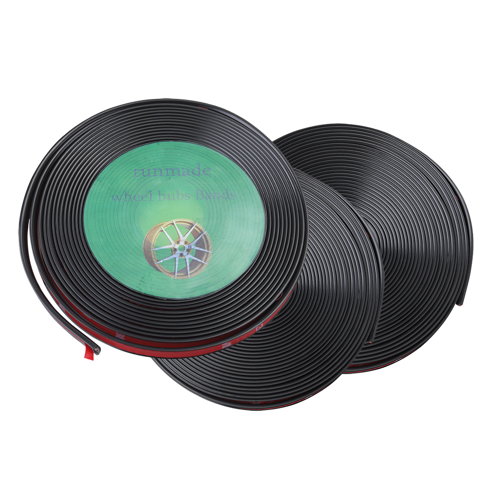 runmade Car wheel belt sticker modified wheel sticker protective ring anti-collision strip.