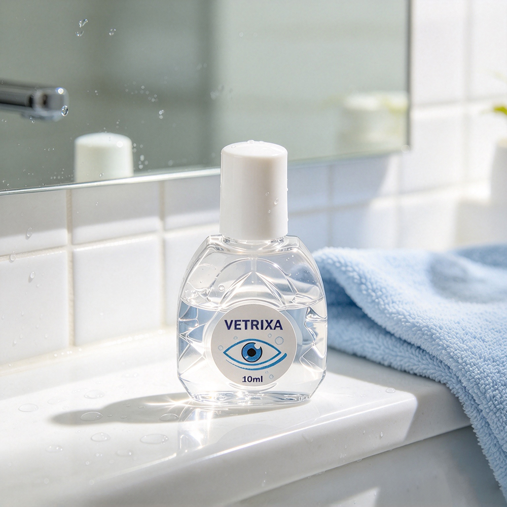 VETRIXA Eye Drops 10ml – Pharmaceutical Preparation for Eye Diseases and Conditions, Relieves Asthenopia and Chronic Conjunctivitis, Eye Care for Prolonged Computer Work and Outdoor Wind Irritation