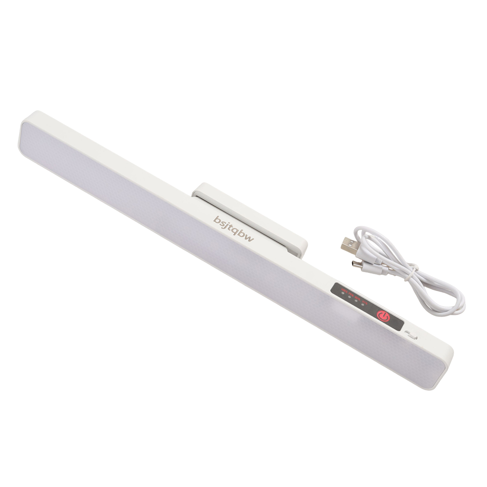bsjtqbw LED Luminaires - Magnetic LED Light, 34cm Rechargeable & Plug-in Under Cabinet Light, 3 Color Temperatures Stepless Dimming, No-Drill 120° Rotatable, for Desk Reading Dorm Bedroom