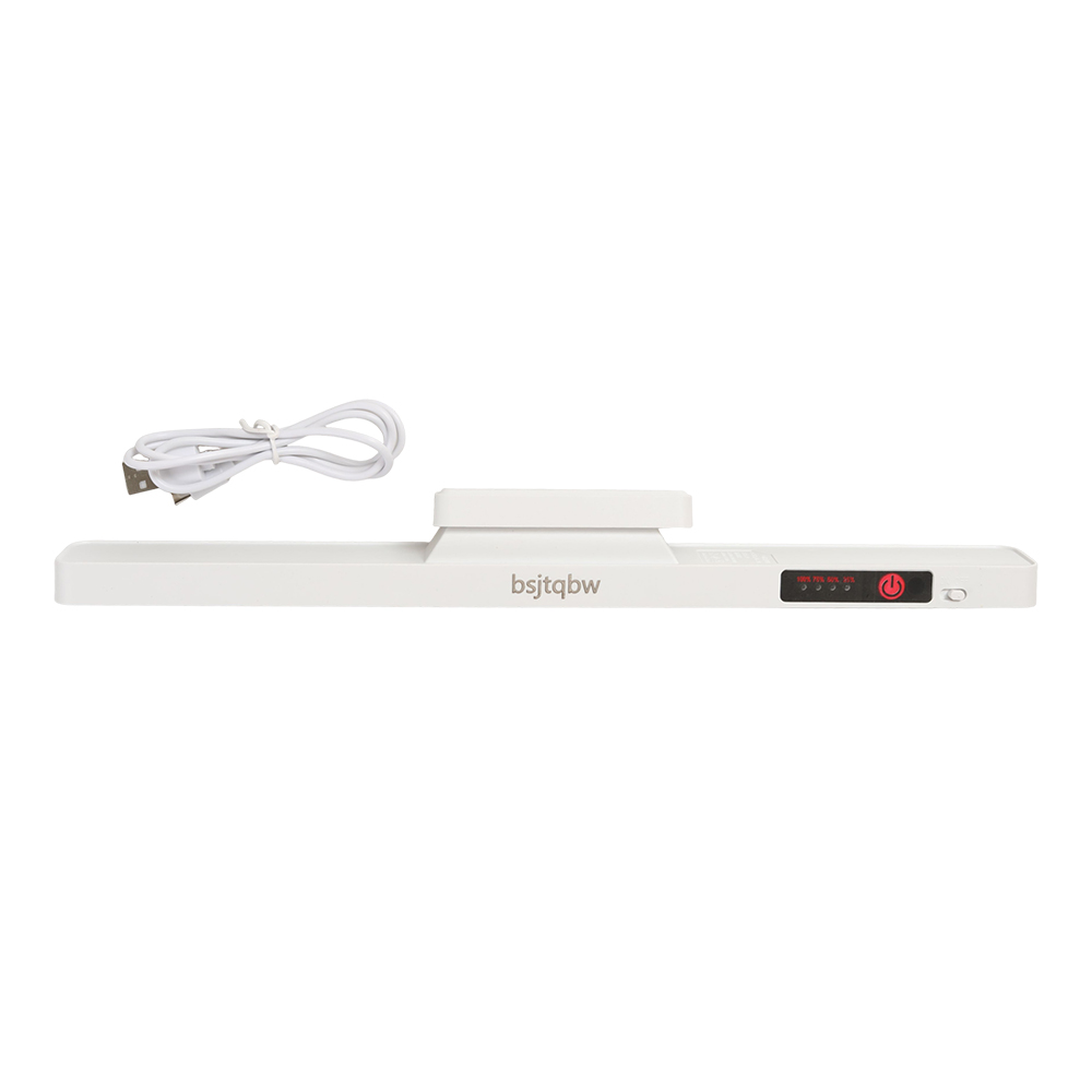 bsjtqbw LED Luminaires - Magnetic LED Light, 34cm Rechargeable & Plug-in Under Cabinet Light, 3 Color Temperatures Stepless Dimming, No-Drill 120° Rotatable, for Desk Reading Dorm Bedroom
