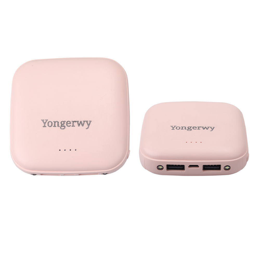 Yongerwy Portable power chargers,10000mAh Battery Pack with Dual USB LED Lights for iPhone, Samsung Galaxy and More.