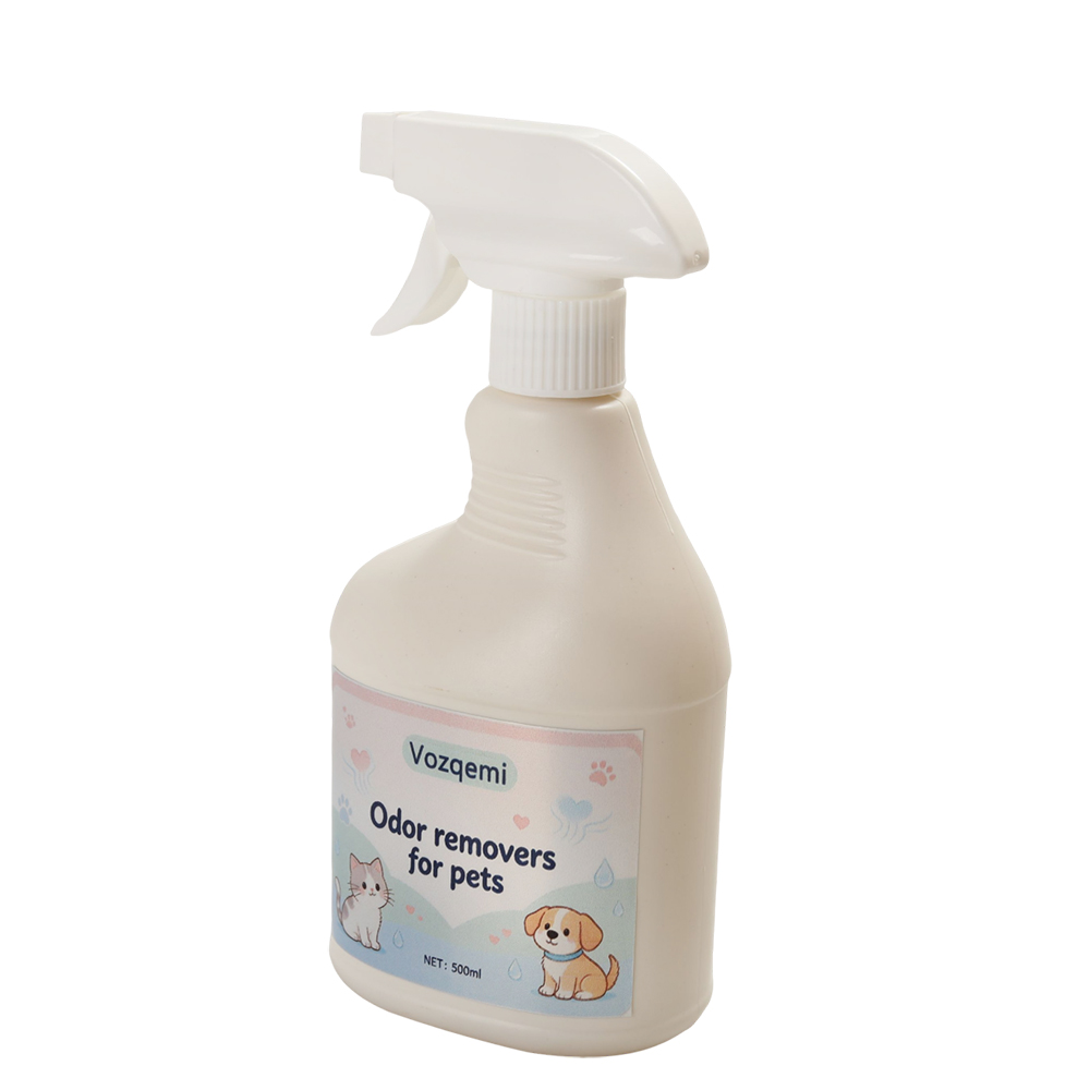 Vozqemi Pet Odor Remover Spray – 500ml Odor Eliminator for Dog & Cat Urine Smell, Safe Deodorizer for Carpets, Furniture, Pet Beds, and Indoor Home Use