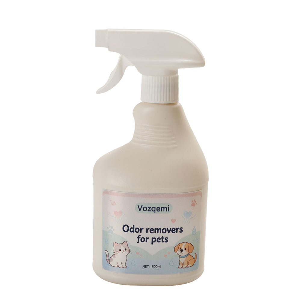 Vozqemi Pet Odor Remover Spray – 500ml Odor Eliminator for Dog & Cat Urine Smell, Safe Deodorizer for Carpets, Furniture, Pet Beds, and Indoor Home Use
