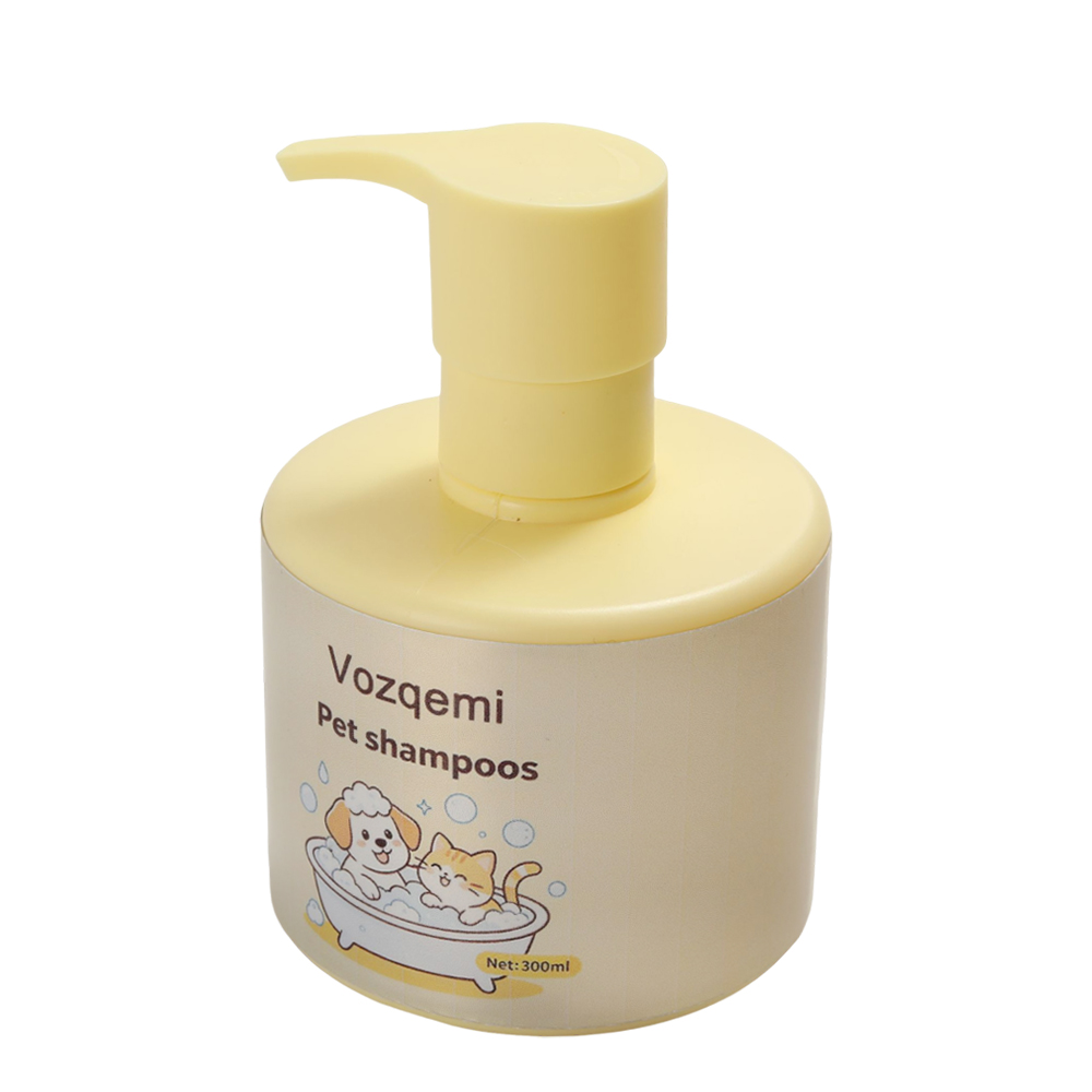 Vozqemi Pet shampoos 300ml Gentle Pet Wash for Dogs and Cats, Long Lasting Fragrance Pet Shampoo for Daily Bathing Grooming at Home
