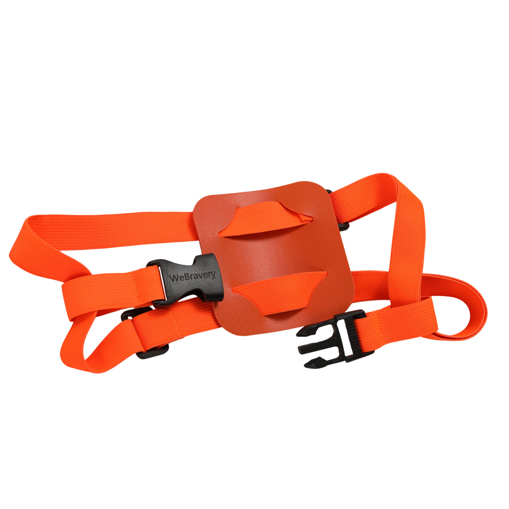 WeBravery Adjustable Luggage Straps – Quick-Release Buckle Suitcase Binding Belts for Travel and Airport Trips, 2-Pcs Orange Luggage Securing Straps