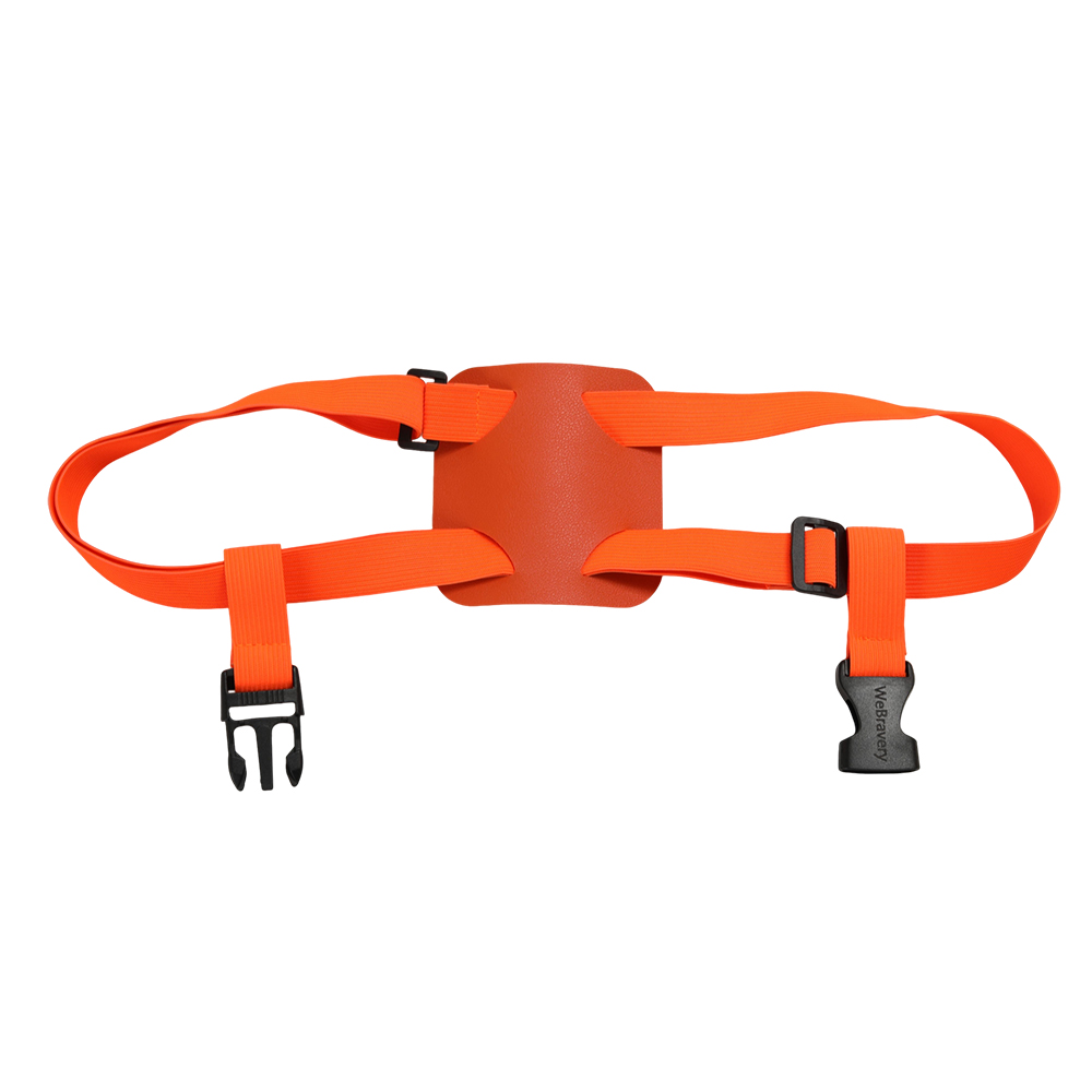 WeBravery Adjustable Luggage Straps – Quick-Release Buckle Suitcase Binding Belts for Travel and Airport Trips, 2-Pcs Orange Luggage Securing Straps