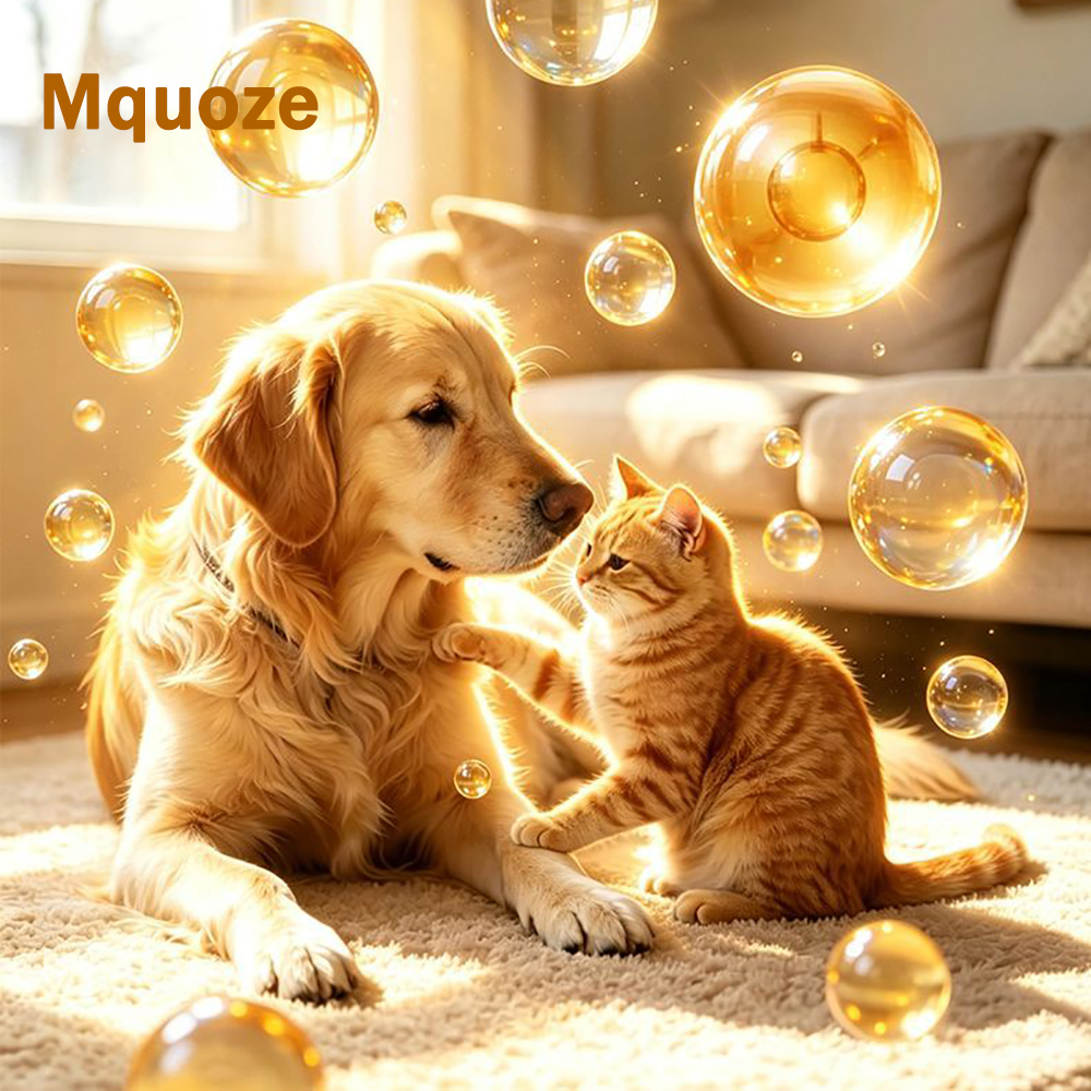 Mquoze Multivitamin Supplement for Puppies & Kittens – Vitamin & Mineral Tablets for Dogs and Cats, Supports Immunity, Energy & Appetite, 200 Count
